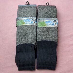 Rugged Frontier 6 pairs Heavy Duty Boot Socks Size 10-13.